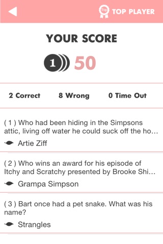 Trivia Puzzle for The Simpsons screenshot 4