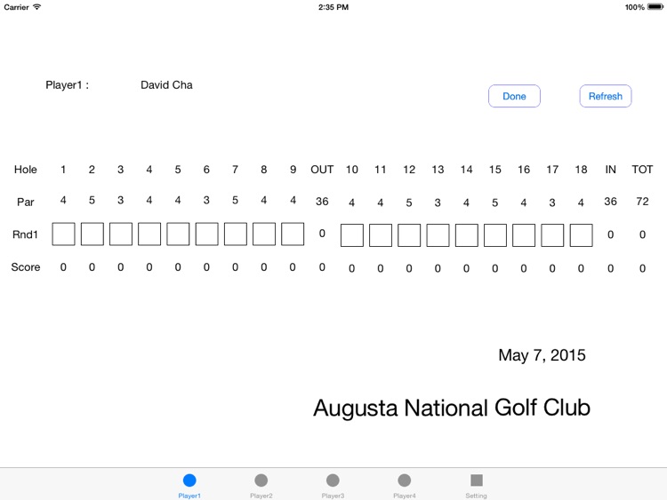 Scorecard7 for Group