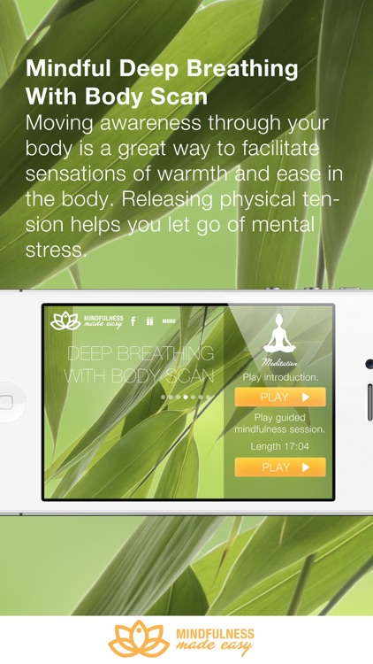 Mindfulness Made Easy - meditations for relaxation, focus and compassion screenshot-3