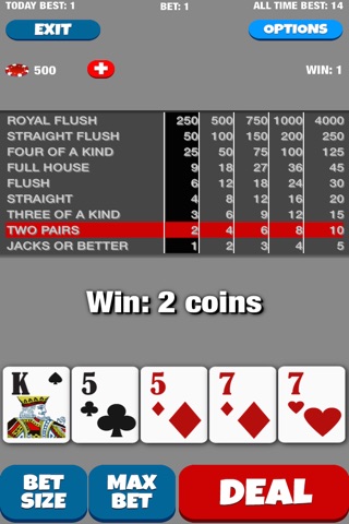 Poker King - Video Poker Game screenshot 3