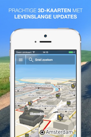 NLife Benelux - Navigation GPS hors ligne, info-trafic & cartes screenshot 2