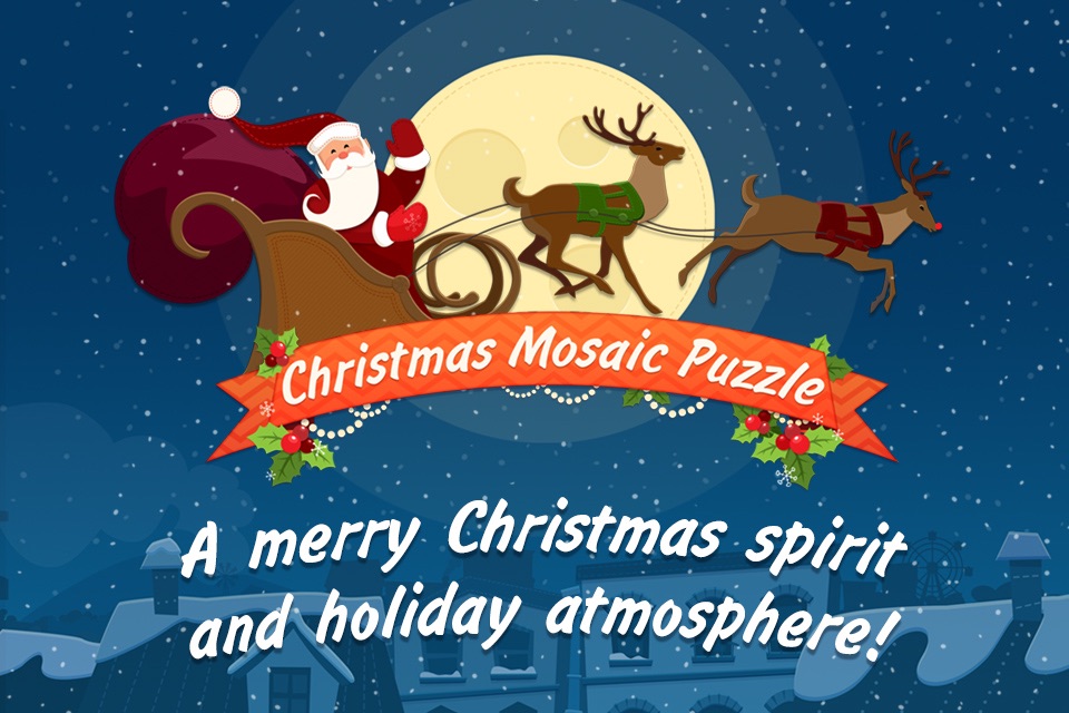 Christmas Mosaic Puzzle Free screenshot 2