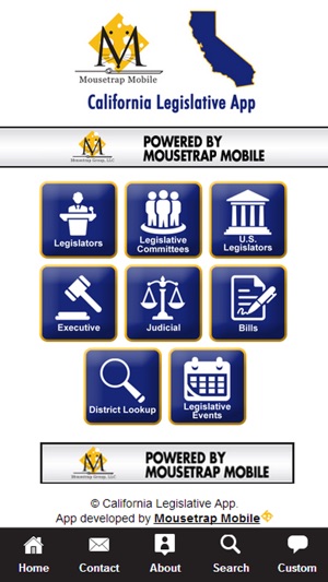 California Legislative App