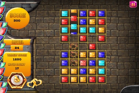 Diamond Miner Craze - Jewel Treasure Match Mania screenshot 3