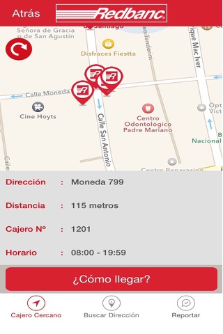 Cajeros Redbanc screenshot 2