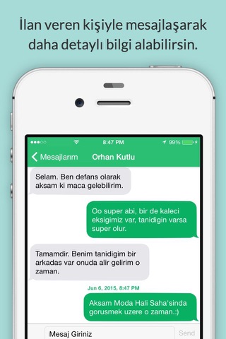 Halısaha app screenshot 4