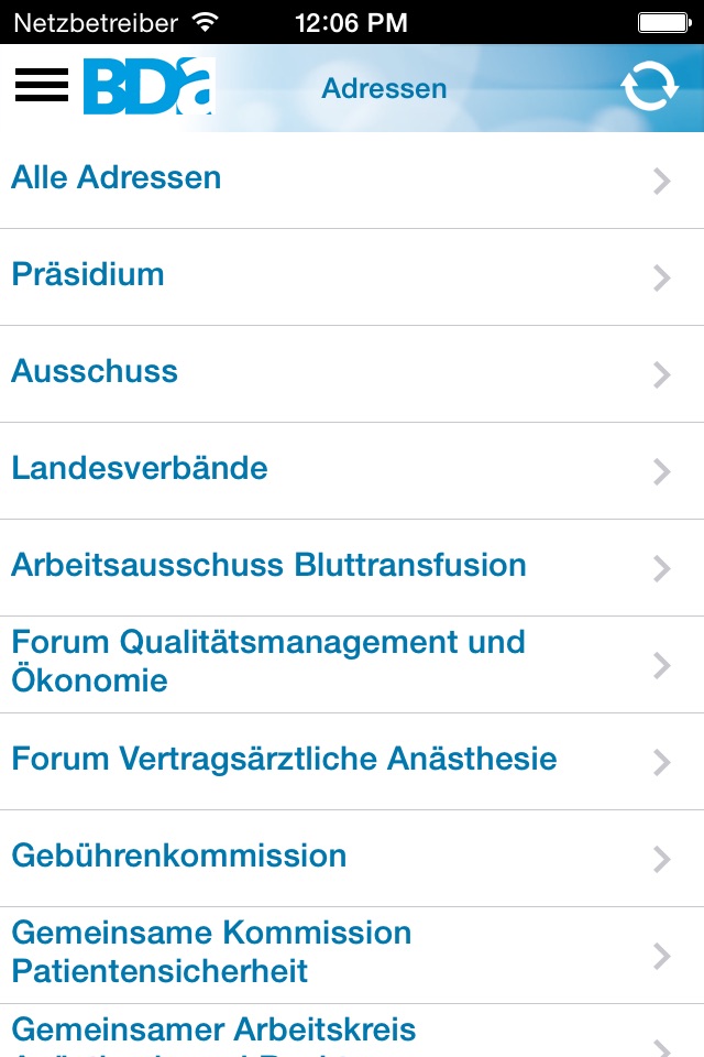 BDA – die App des Berufsverbandes Deutscher Anästhesisten screenshot 4