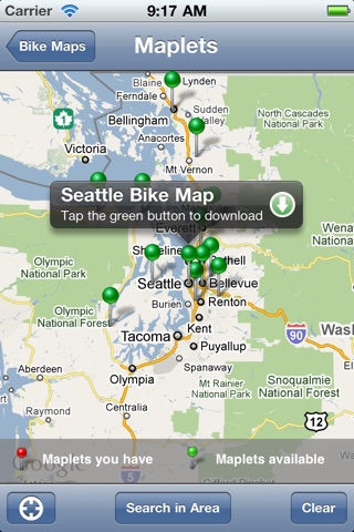 Bike Maps — by Maplets screenshot 3