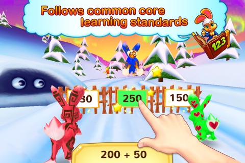 Wonder Bunny Math Race: 2nd Grade Advanced Learning App for Numbers, Addition and Subtraction screenshot 2