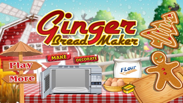 Ginger Bread Maker - Breakfast food cooking and kitchen reci(圖1)-速報App