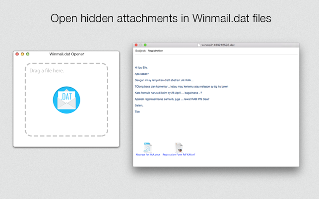 Winmail.dat Opener: DAT Reader(圖1)-速報App