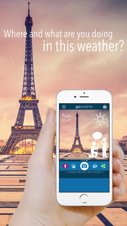 GoWeather - social weather for active people who hate selfies