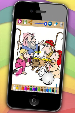 Kids paint bible coloring book - Funny drawings Bible coloring book and the Word of God - Premium screenshot 3