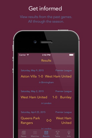 Go West Ham United! — News, rumors, matches, results & stats! screenshot 3