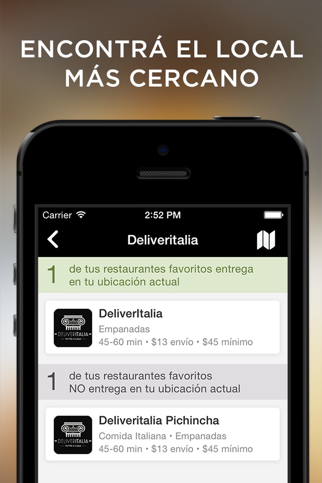 DeliverItalia screenshot 2