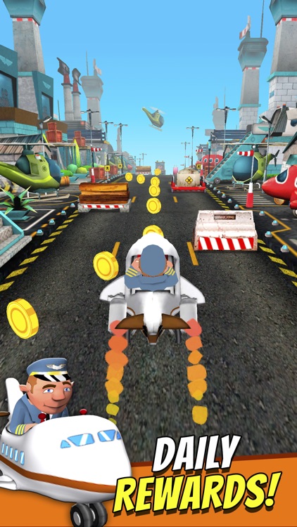 Mini Planes - Free Cartoon Air Craft Runner Game for Kids screenshot-4