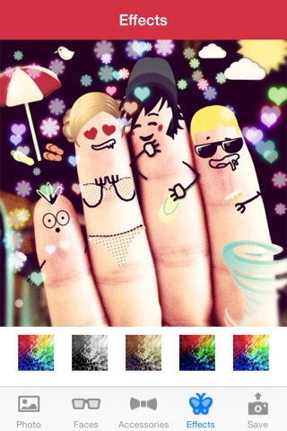 Cool Finger Faces - Photo Fun! screenshot 3