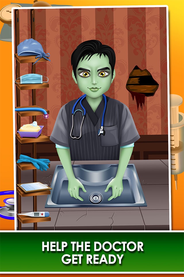 Monster Mommy's Newborn Baby Doctor - my new girl salon & pregnancy make-up games for kids 2 screenshot 4