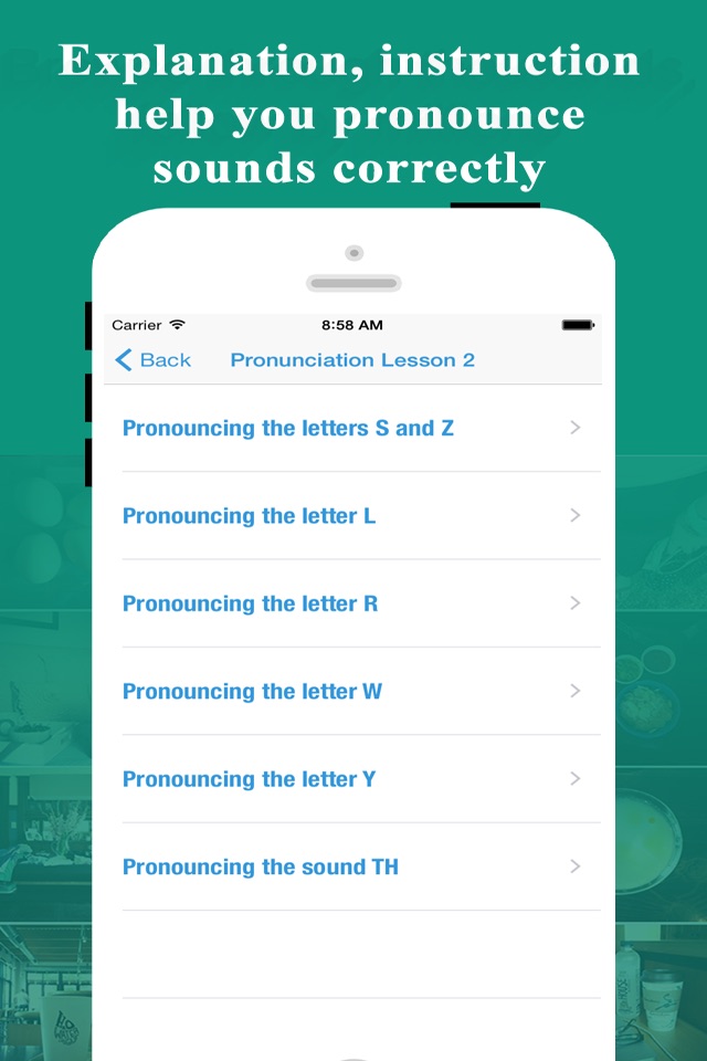 English Pronunciation Lessons screenshot 2