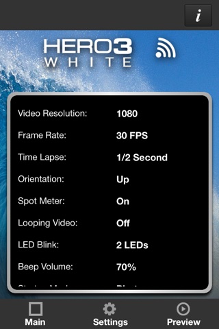 Remote Control for GoPro Hero 3 White screenshot 2