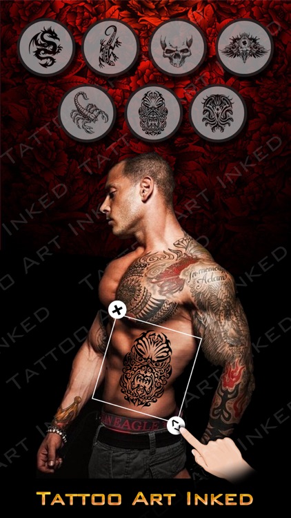 Inked Tattoo Studio Pro - A Selfie Photo Editor Tool to Try Artist Tattoo on Yr Body
