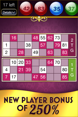 Bingo Lounge - Real Money Bingo Gambling Online App Game: 90, Instant, Multi & Classic Casino Play screenshot 3