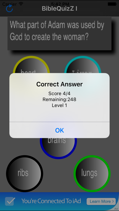How to cancel & delete Bible QuizZ I from iphone & ipad 2
