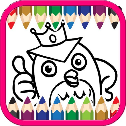 animal cartoon coloring book for kids 1 Icon