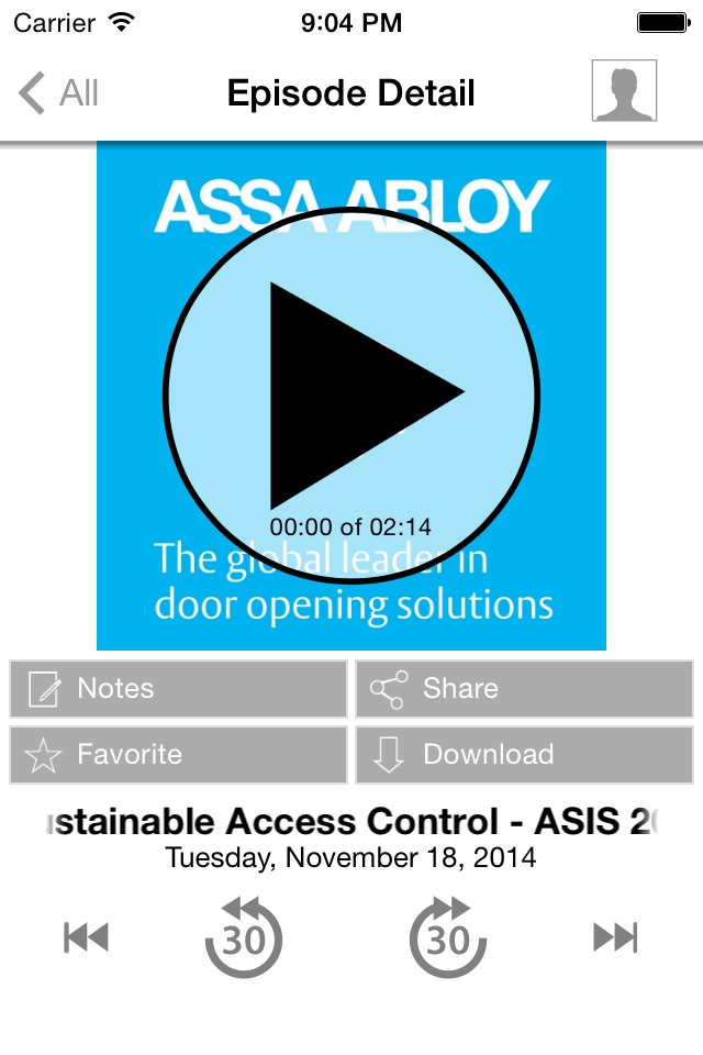 ASSA ABLOY AUDIO RESOURCE screenshot 4