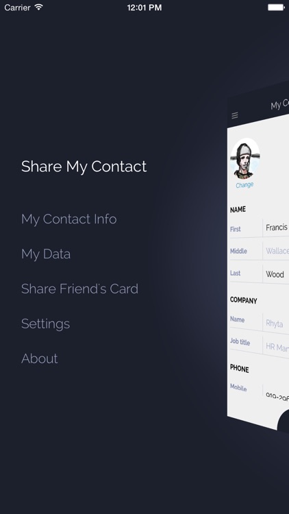 Share My Contact Lite screenshot-4