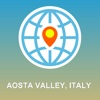 Aosta Valley, Italy Map - Offline Map, POI, GPS, Directions