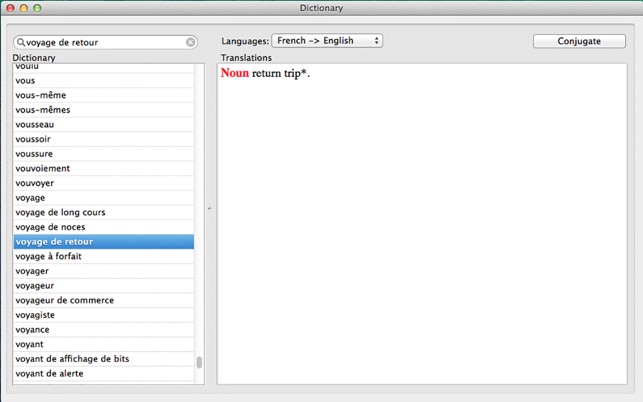 French english dictionary download mac version