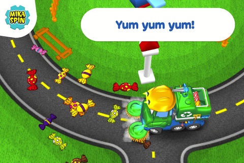 Mika 'Sweeper' Spin — street sweeper fun game for kids screenshot 3