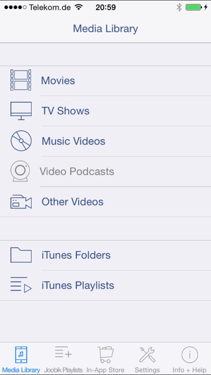 Joobik Player - iTunes Video Playlists on iPhone and iPad