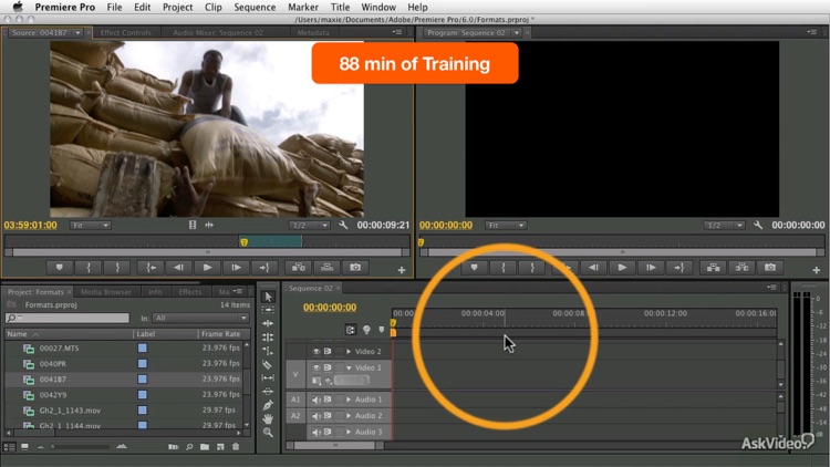 AV for Premiere Pro CS6 101 - Importing and Managing Footage