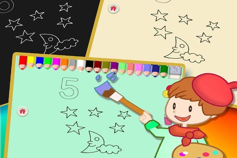 ABC Colouring Book 17 - Painting for the numbers from 0 to 9 screenshot 4
