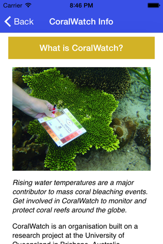 CoralWatch Info screenshot 3