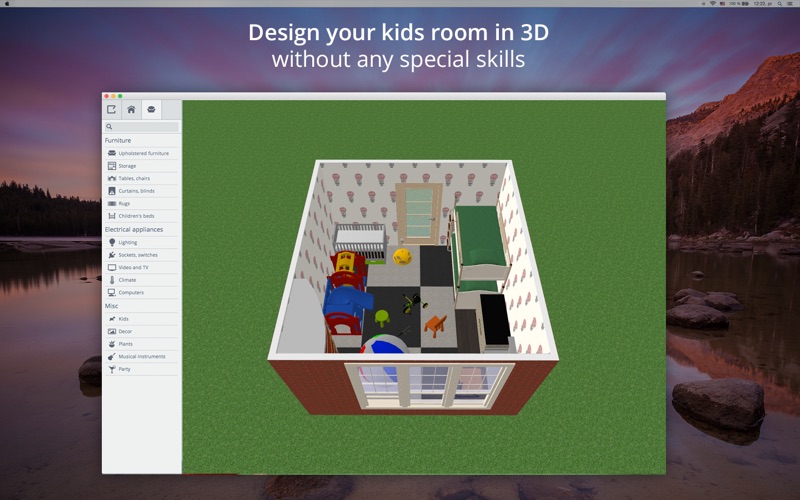 Kids Room Design 5D - kids room plans, interior design and decor in 2D &amp; 3D thumbnail 1
