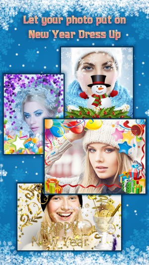 New Year Makeup - Visage Camera to Place Holiday Stickers on(圖3)-速報App