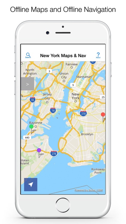 New York Offline Maps and Offline Navigation screenshot-0
