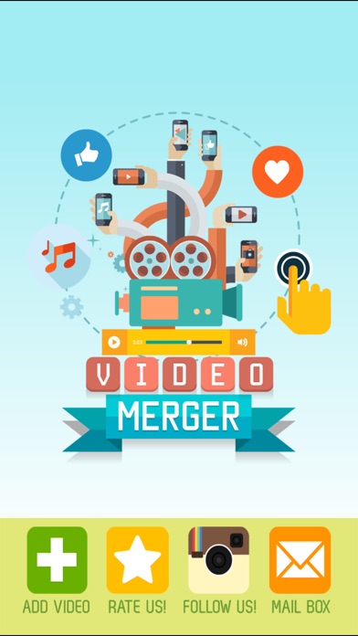 Video Merger! Add Music to Video for Instagram, Youtube and Friends.のおすすめ画像5