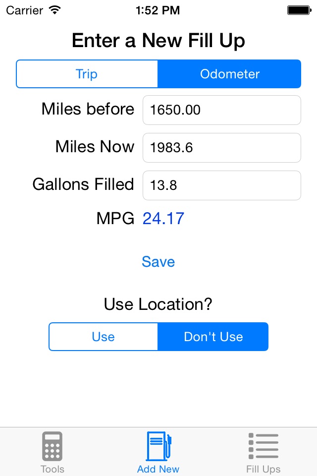 Fill Up Tracker screenshot 4