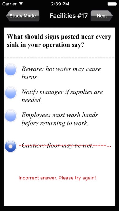 How to cancel & delete Food Safety Pro Exam Prep from iphone & ipad 3