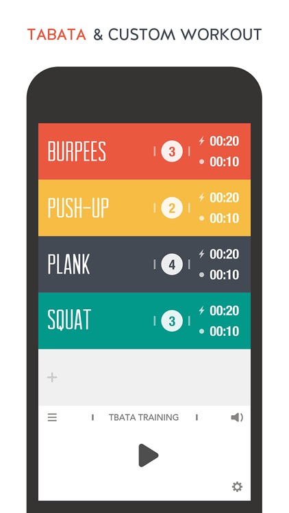 TABATACH - Interval Workout Timer for High Intensity Interval Training (HIIT) : TABATA & any Circuit Training screenshot-0