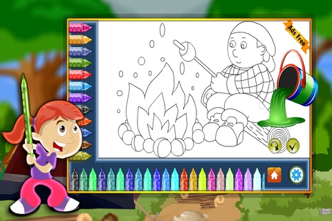 Coloring Book Camp screenshot 4