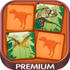 Dinosaurios Premium- juego de parejas: Divertidos ejercicios de memoria para niños