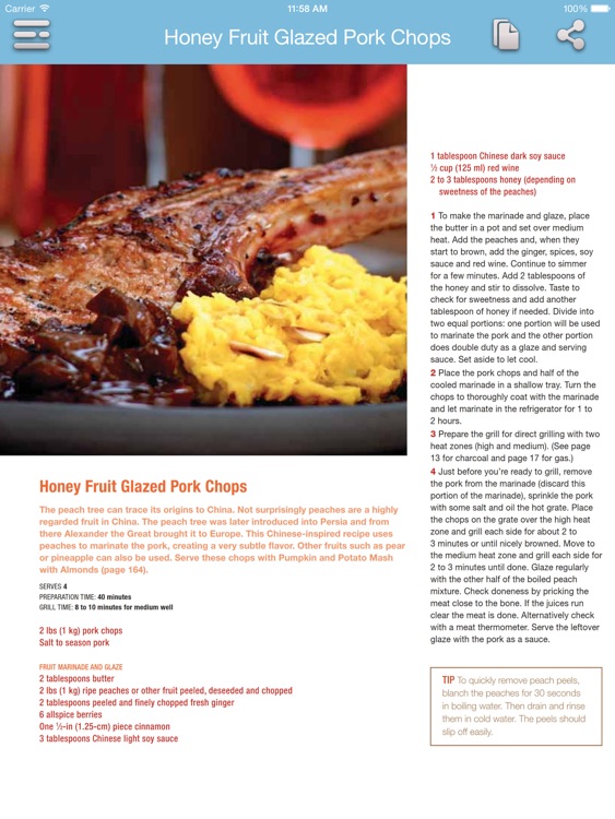 Barbecue Cookbook for iPad screenshot-4