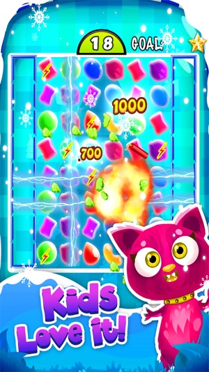 Frozen Ice Puzzle - match-3 candy fruit’s get shock of angry(圖3)-速報App