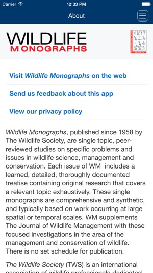 Wildlife Monographs Journal(圖4)-速報App