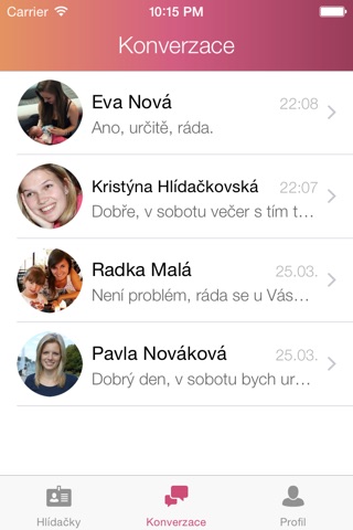 Hlídačky.cz screenshot 4